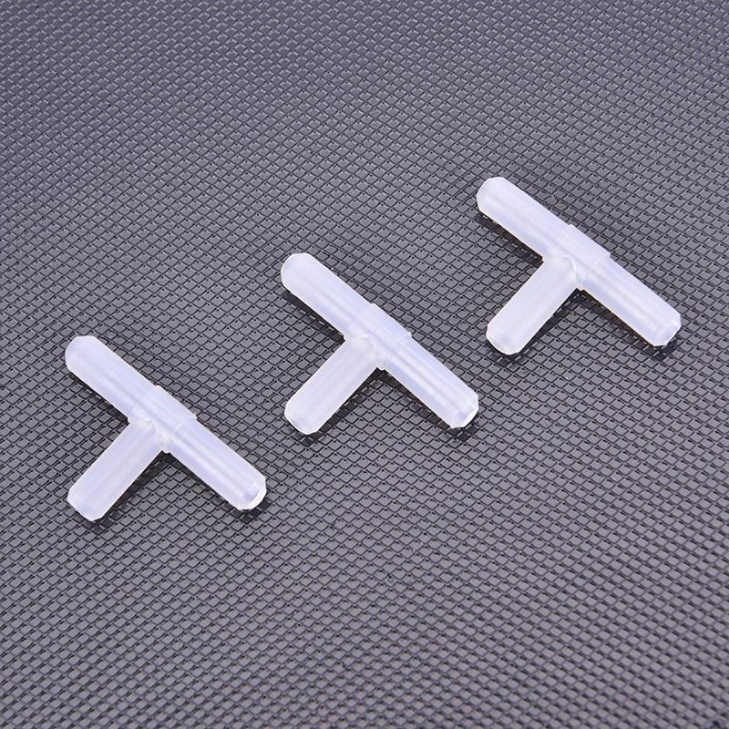 10 шт. 4 мм пластиковые "Т" 3-ходовые соединители для трубок воздушного насоса для аквариума