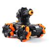 2.4G RC Tank Remote Controlled Car,Remote Controlled Battle Tank,360° Rotatable Side Scrolling Drift Shooting Water Bombs with Music and LED Outdoors