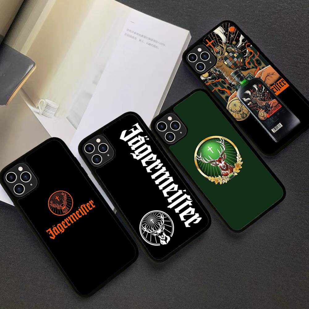Hot J-JaegermeisterS PC+TPU Phone Case For IPhone 17 16 15 14 13 12 11 Pro Max Plus Kawaii Cartoon Cover