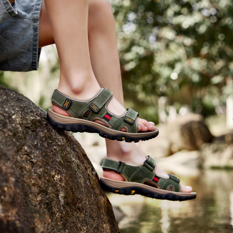 Модные классические мужские сандалии летние сандалии мужские уличные повседневные легкие сандалии модные мужские кроссовки размер 38-48