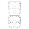 2x ERBORD Tempered Glass Camera Screen Protector for Motorola Edge 70 Pro, Transparent