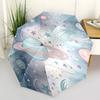 1PC Space planets Umbrella-8-Rib Reinforced Portable Folding Travel Suitable for All Seasons Outdoor Daily -Z0485