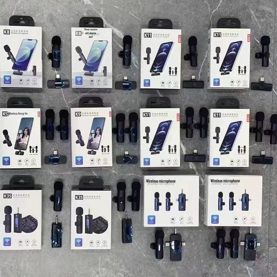 Беспроводная система петличных микрофонов Bluetooth для двойной записи на открытом воздухе - Шумоподавление для прямых трансляций