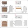 4 Piece Kitchen Set Lyon White Particleboard