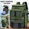 Fish Tackle Lure Organizer Storage Backpack Multi-layer Large-Capacity Design Waterproof Fishing Bag