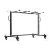 Folding Chair Rack Cart for 42 Chairs or 12 Tables of 400 LBS with Wheels