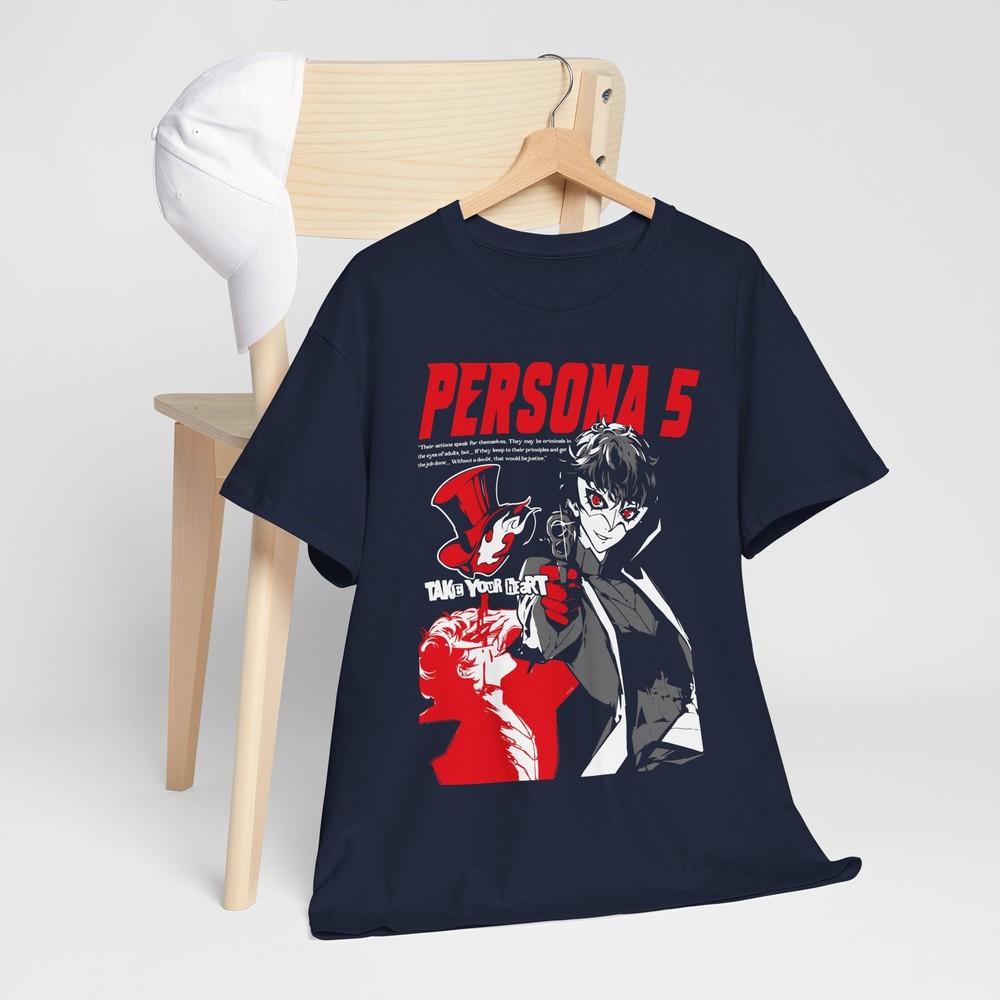 Persona 5 Tshirtgoro Akechi Shin Megami Tensei Anime Unisexga Gift Shirt Gift