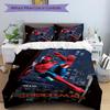 Spiderman City Hero Print 3Pcs Bedding Setduvet Cover With 2 Bedropillowcase Home Birthday Gift