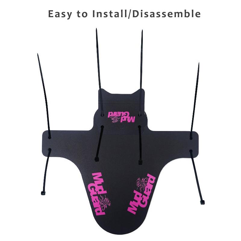 New Bicycle Fenders Plastic Colorful Front Rear Bike Mudguard Mountain Bike Wings Mud Guard Cycling Accessories For