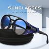 Мужские Солнцезащитные Очки Стиль Стимпанк Очки UV400 Круглая Рамка Очки для Езды на Открытом Воздухе Ветрозащитные Солнцезащитные Очки