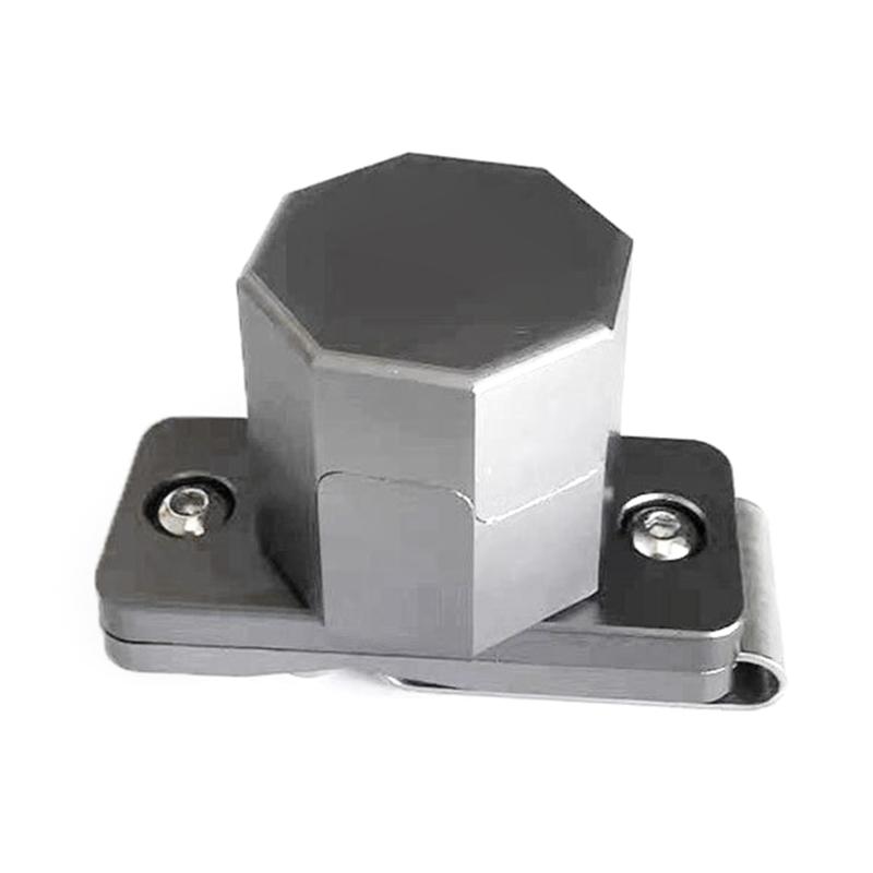 Держатель для мела для бассейна Магнитный держатель для мела для бильярдного кия с алюминиевой клипсой для ремня