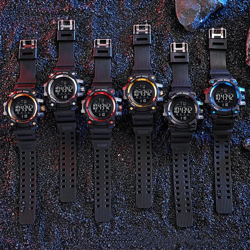 Модные унисекс цифровые мужские кварцевые часы светящиеся детские часы студенческие наручные электронные часы спортивные водонепроницаемые военные большой циферблат новый будильник