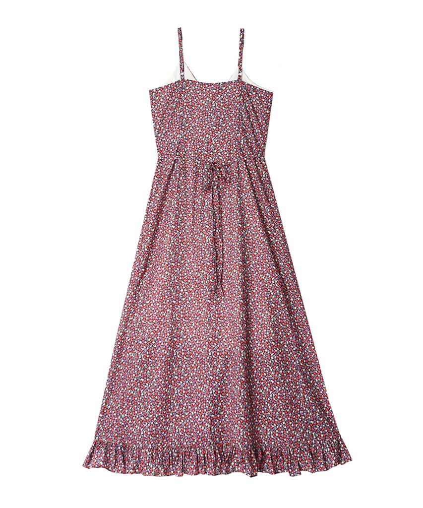 Bikini Bender Jubilee Ruffle Wrap Long Dress - Floral