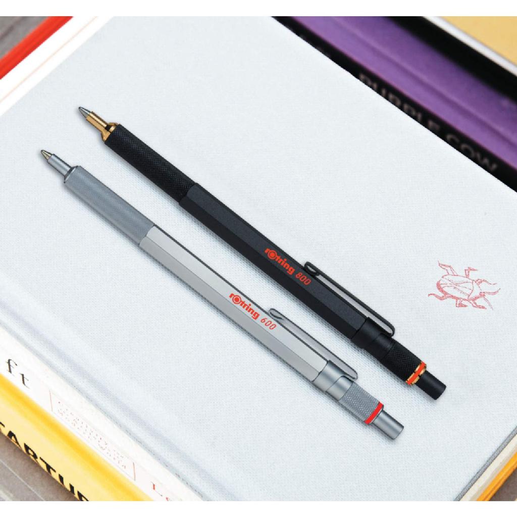 Rotring 800 Retractable Ballpoint Pen, Medium Poin
