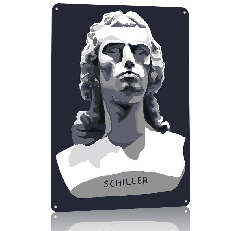 Carleton College Schiller D Texture Metal Poster Customized Wall Art Tin Sign Gift for Mancave Gaming Room Decoration Cozy Home