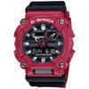 Red Men's Analog-Digital Watch, Red Analog-Digital Men's Watch, Casio