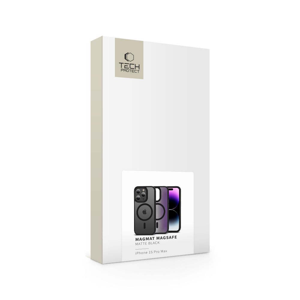 Tech-Protect Magmat Magsafe Iphone 15 Pro Max Matte Black