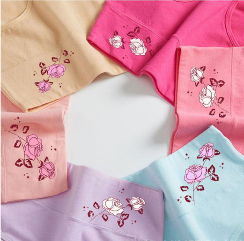 Women's Sexy Lace Panties High Waist Seamless Cotton Underwear Briefs Knickers Underpants