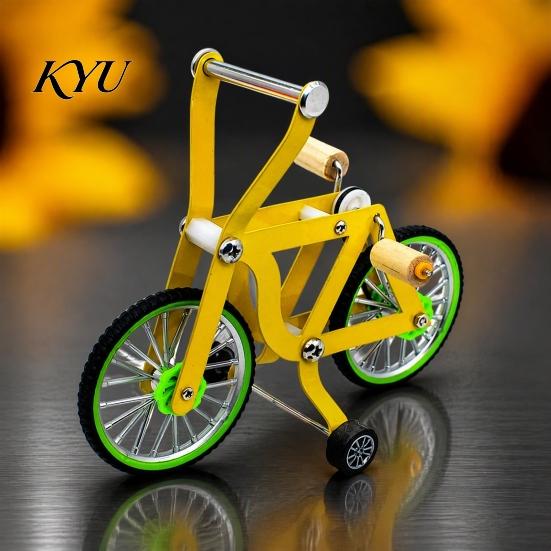 Anti Chew Bird Toy Intelligence Training Bike Toy, Interactive Bicycle Exercise Enrichment Parrot Equipment Educational for Lovebird Conures Parakeet