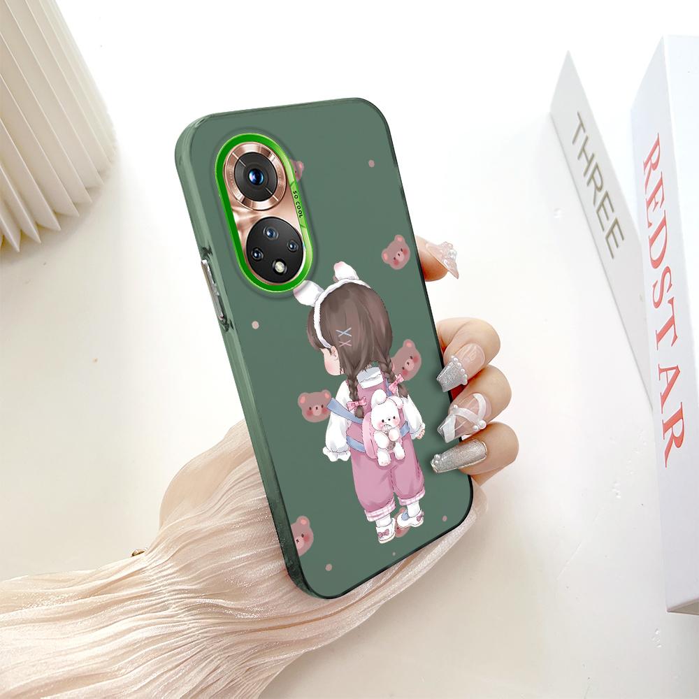 Раскрашенный узор, разноцветный, серебристый, двусторонний твердый корпус, противоударный противоударный чехол для телефона для Huawei Honor Infinix Tecno iPhone