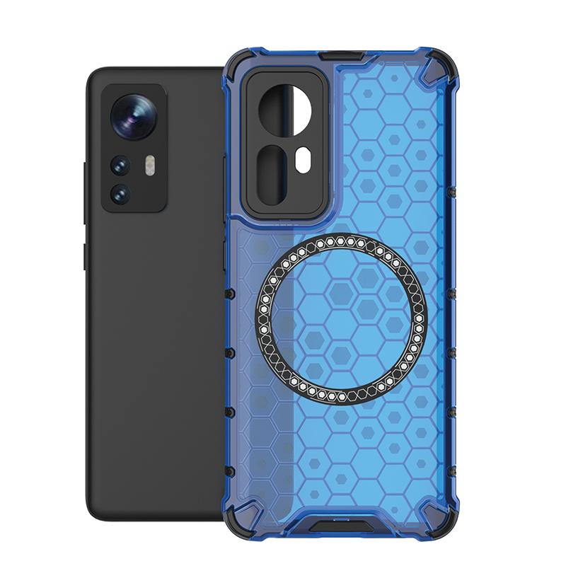 Для xiaomi 12X Магнитное кольцо задняя крышка телефона чехол Magsafe кольцо беспроводной зарядки объектив защита противоударный чехол Funda Cases