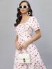Women A-line White, Pink Dress Kurta Midi Dress Designer Top Tunic Party Ethnic