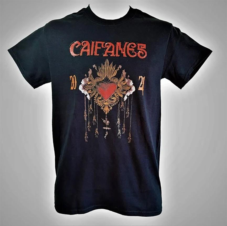 Unisex Adult Cotton T-Shirt Caifanes Mexican Rock MC1261