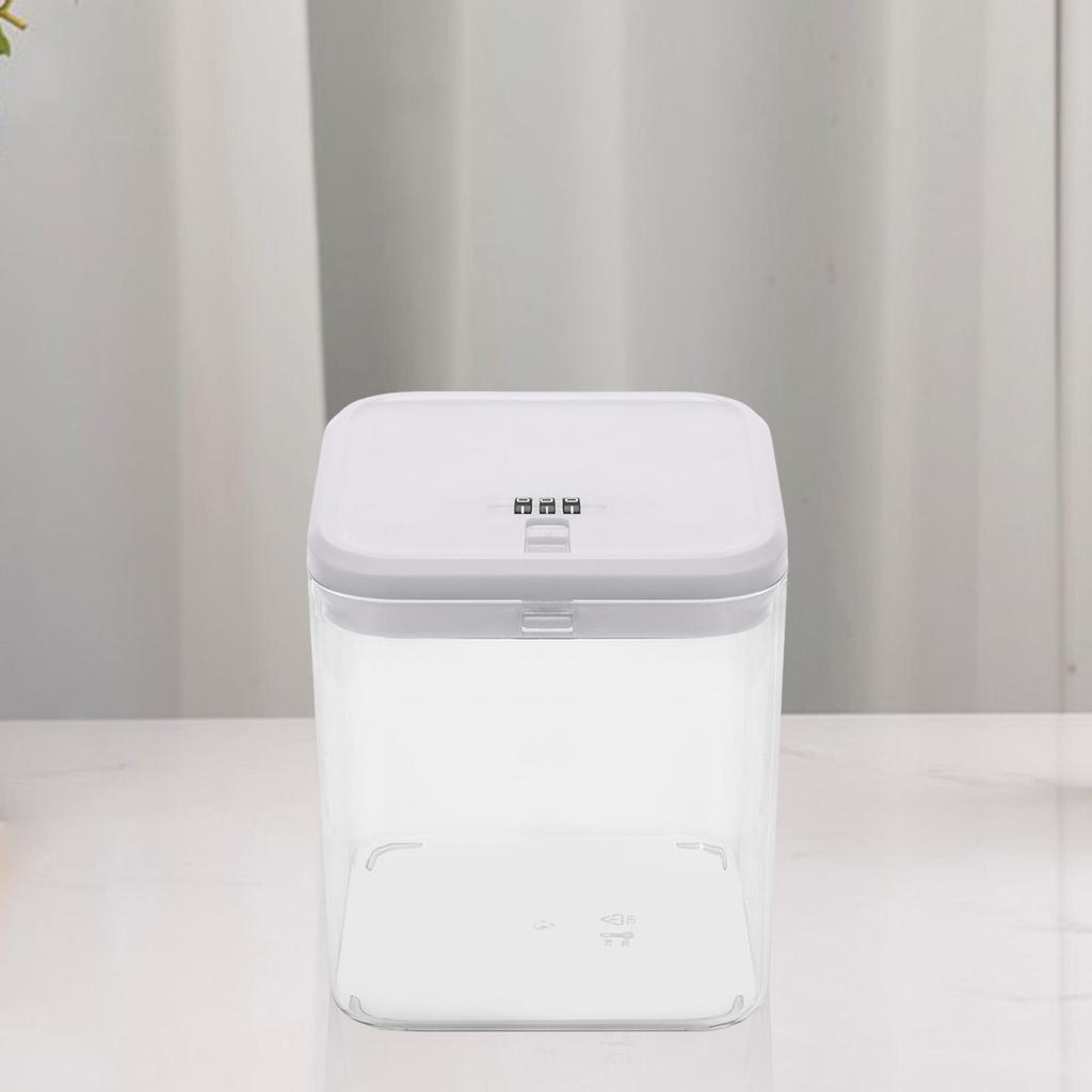 Lockable Storage Box Phone Lockable Box Compact Transparent Phone Locker Locking