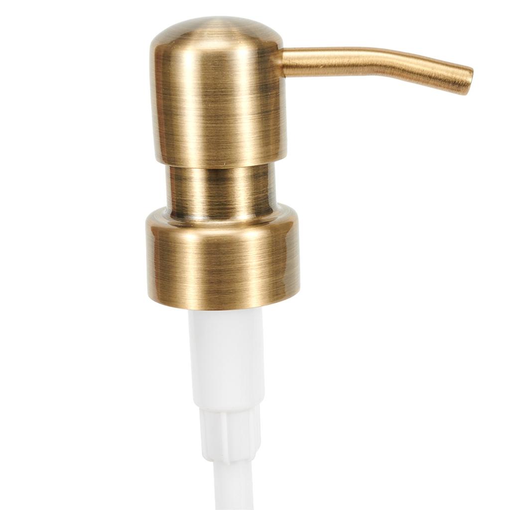 Практичная головка насоса для лосьона из нержавеющей стали нажимного типа для повседневного использования