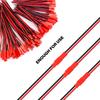 40× 2-контактных разъемов JST 22 AWG – Кабели 10 см и 15 см – Для светодиодов, RC аккумуляторов, игрушек – Высокое качество – Красный
