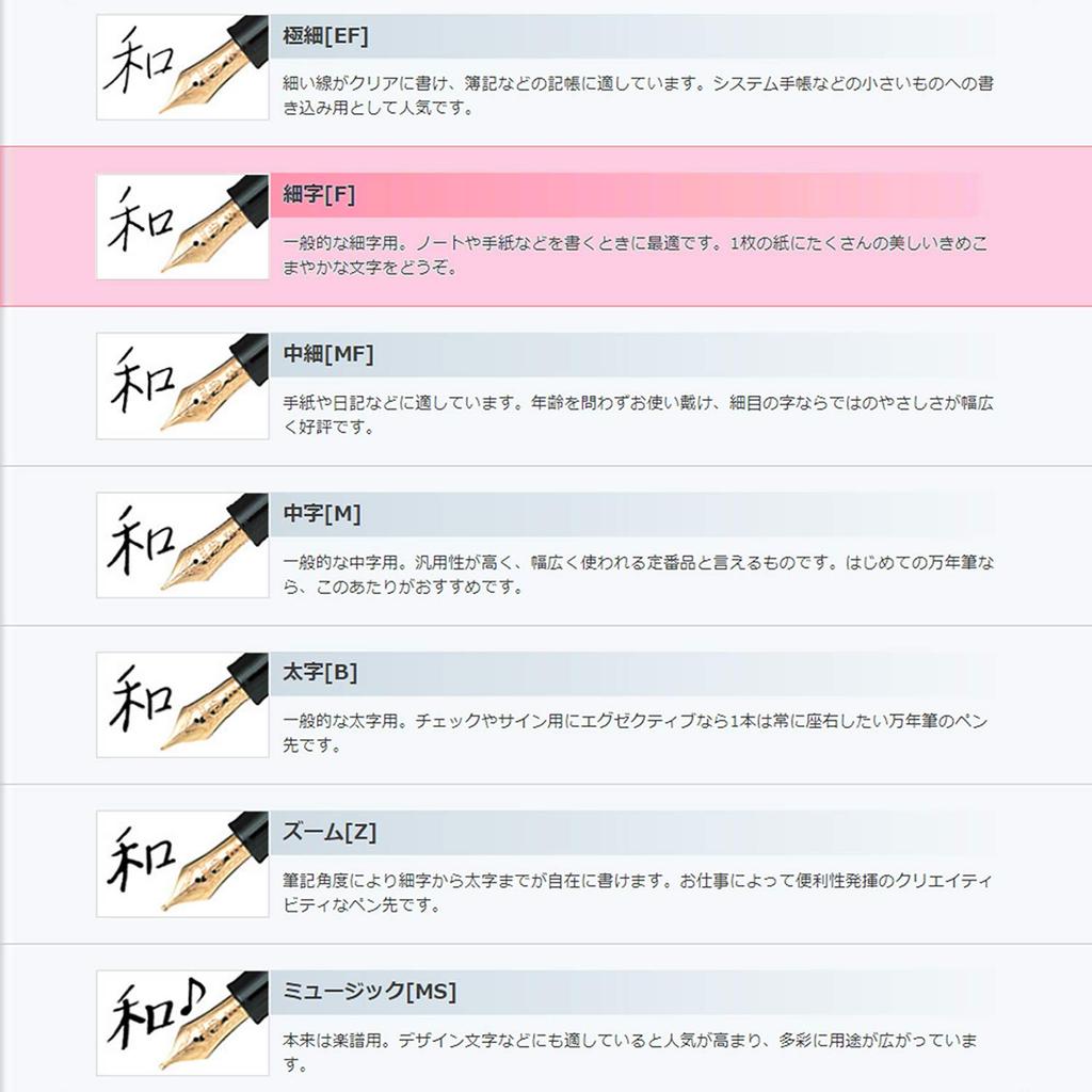 Перьевая ручка Sailor Перьевая ручка Shikiori Hisakata Uchimizu Fine Point 11-0500-242