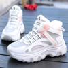 2024 Plus 42 Winter Women's Sneakers Platform Vulcanize Shoes 2024 Plus Velvet Warm Casual Running Shoe for Woman Female Boots
