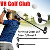 VR Насадка для гольф-клуба для Meta Quest 3S/Quest 3/Quest 2 Выдвижной VR Контроллер-рукоятка Насадка для гольф-клуба VR Аксессуары