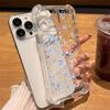 Flower Case For iPhone 11 Cases iPhone 15 12 13 14 16 Pro Max X XR XS Max 7 8 14 15 Plus 16 Pro iPhone 16 Clear Shockproof Cover
