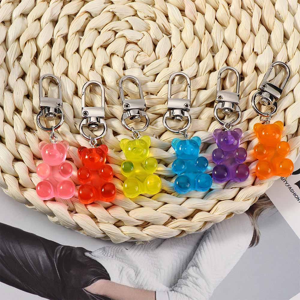 Couple Cute Trinket Earphone Cover Charm Animal Jewelry Fashion Accessories Key Ring Key Chain