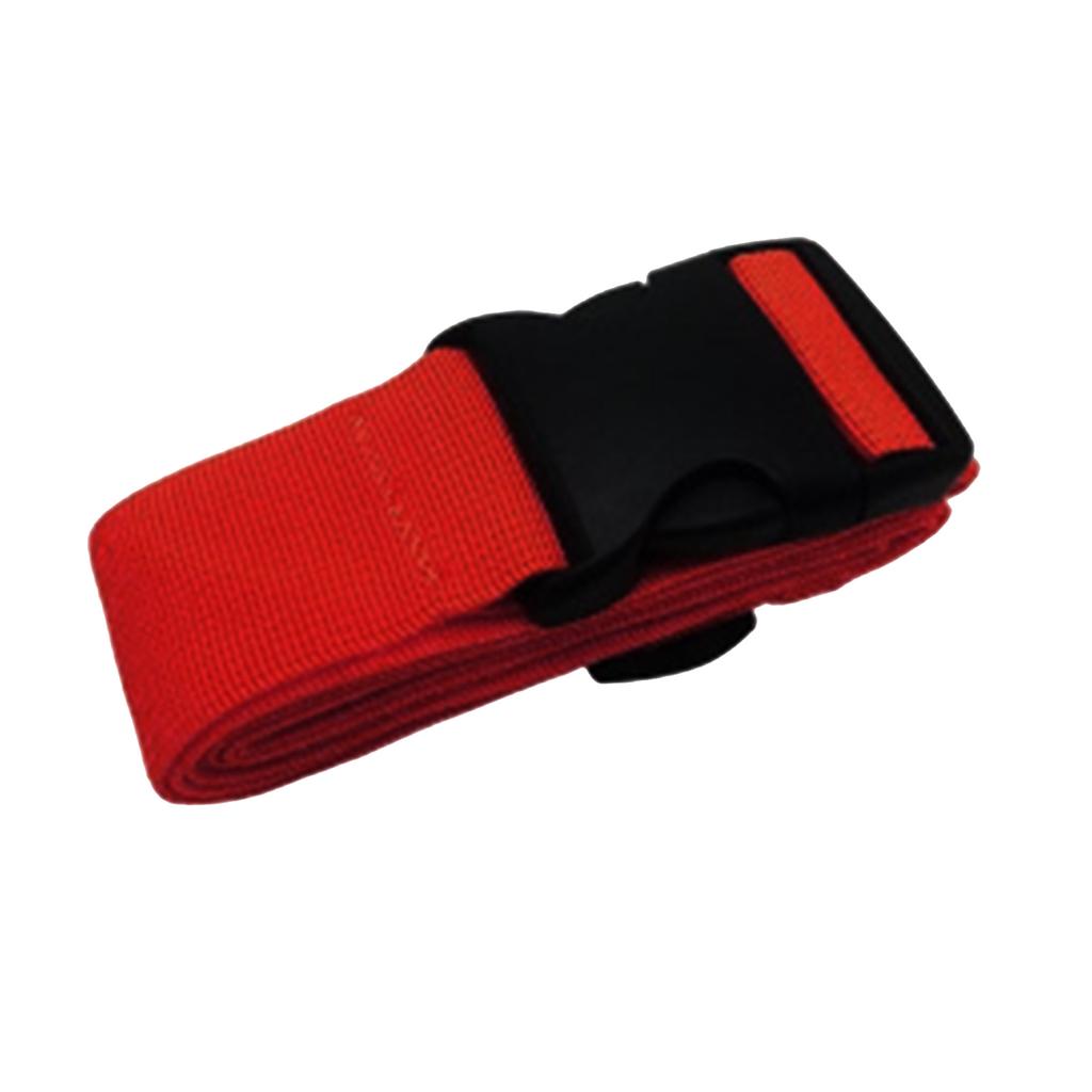 Luggage Strap Suitcase Luggage Belt Travel Bag Buckle Strap Adjustable Baggage Strap with Quick Releases Plastic Buckle