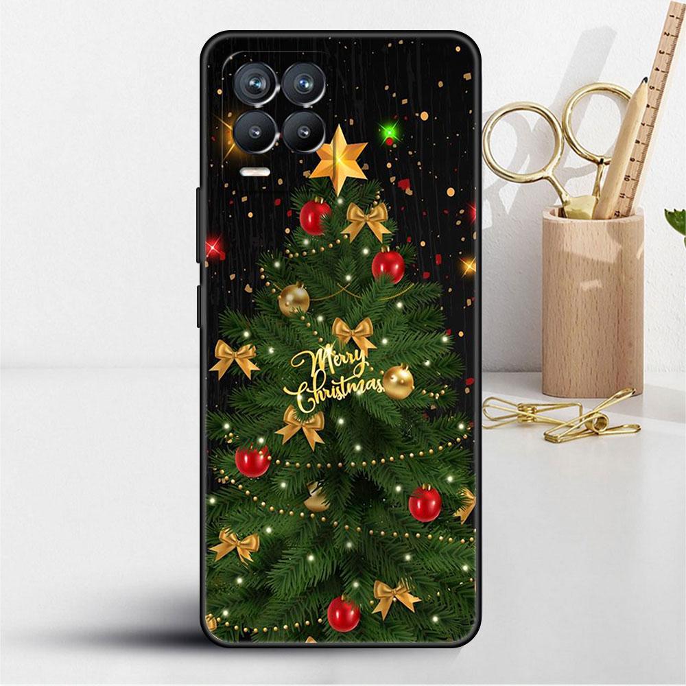 Чехол для Realme 8 C21y GT Neo 2 3 8i C21 7 C11 6 C12 C35 C3 GT 9 Pro C12 Master Funda Phone Cover Snow Merry Christmas