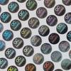 1100pcs 0.39 inch QC Passed Tamper Proof Stickers Silver High Security Tamper Evident Warranty Void Hologram Labels w/Unique Sequential Serial