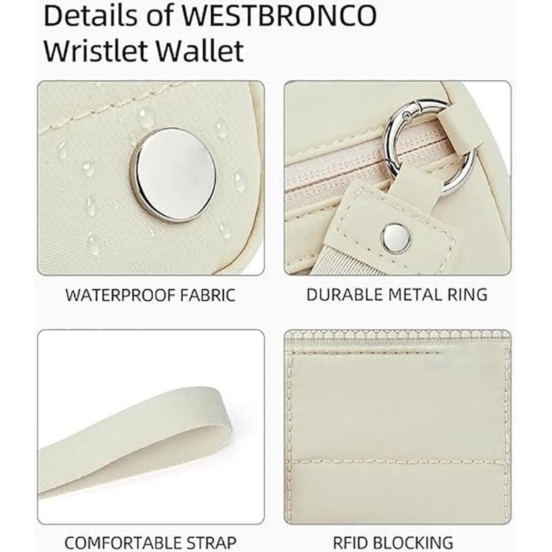 Durable Wristband Phone Bag Waterproof Design with Multi-pocket Features for Outdoor Enthusiasts