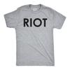 Riot T shirt Funny Shirts for Men Political Novelty Sarcastic Adult Tees Humor