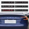 Эмблема с подчеркнутыми буквами DUAL MOTOR для Model Y 3 S X Автостайлинг Высокопроизводительная наклейка на багажник Хром Черный Красный