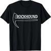 Футболка для искателя камней с графическим изображением distressed rockhound и киркой