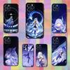 Genshin Impact Skirk Игра Для iPhone 12,14,13,15,16,11,17,X,Mini,XR,SE,XS,Plus,Pro,Max,8,7,Мягкий Силиконовый Черный Чехол