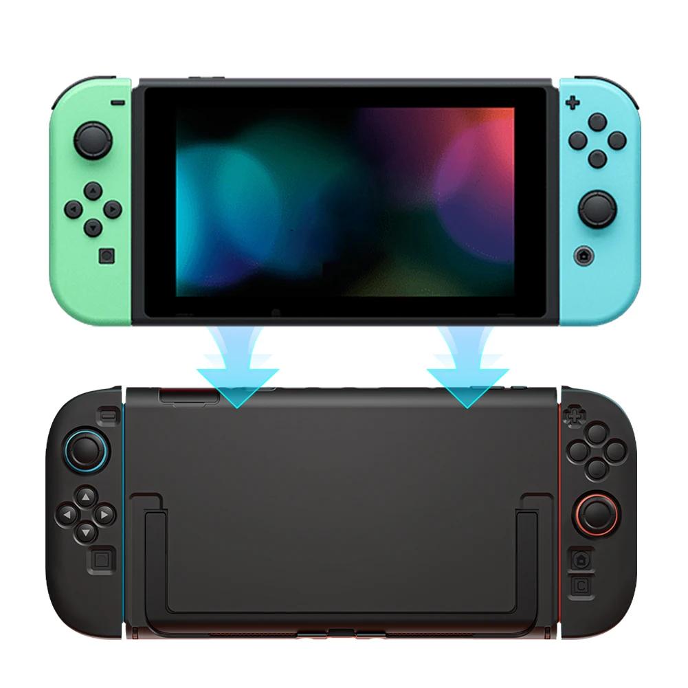 Жесткий чехол для ПК для Nintendo Switch 2 Joycon Защитная накладка-чехол с подставкой Ударопрочный Защитный чехол от царапин Аксессуары