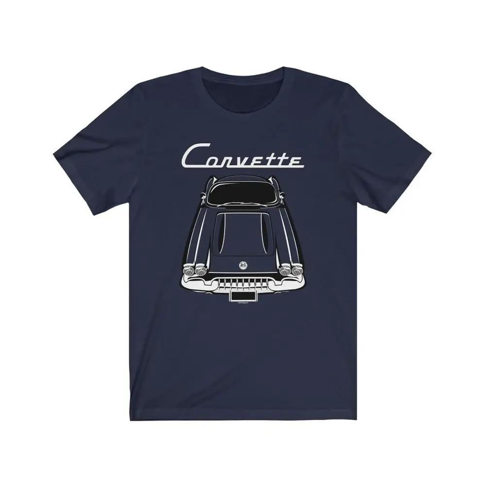 Classic C1 19581960 Retro Muscle Supercar Multicolor Outline TShirt Short Sleeve Casual 100 Cotton ONeck Mens Tshirt