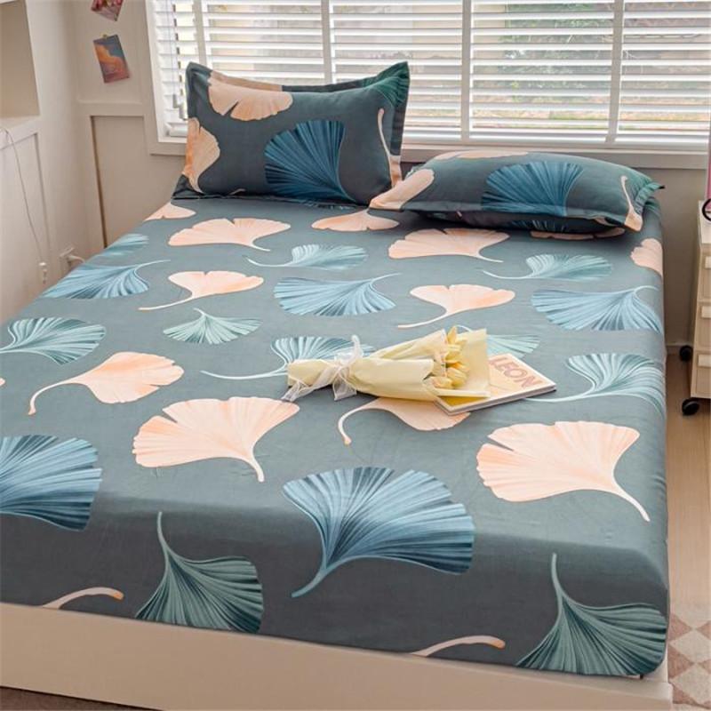 Покрывало Bonenjoy, простой стиль, простыня на наматраснике с принтом, матовая простыня, мягкое постельное белье с подсветкой(Нет наволочки)