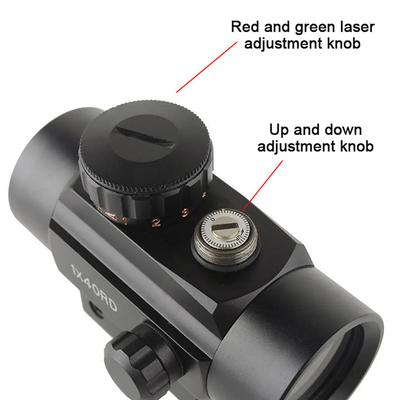 1X40Rd Red Green Dot Sight Hunting Collection Optics Reflex Holographic Scope Collimator Airsoft Accessories