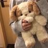 Милая Плюшевая Кукла Спящий Кролик - Очаровательная Хлопковая Игрушка-Кролик для Девочек