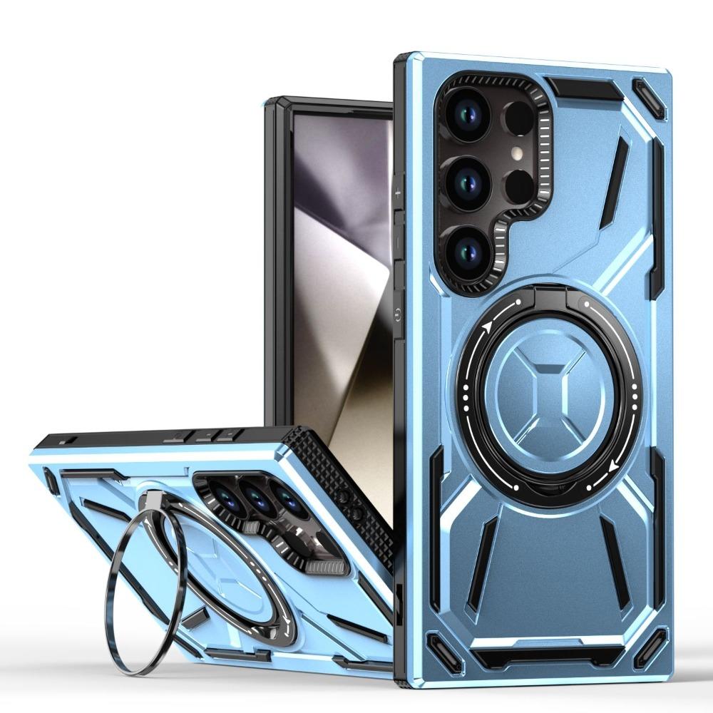 Прочный магнитный зарядный чехол для Samsung Galaxy S26 S25 S24 S23 S22 FE Ultra Plus с кольцом-подставкой и защитой выступающей камеры