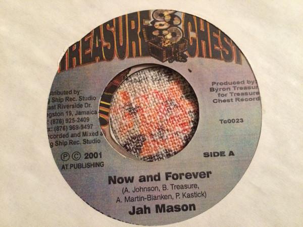7-дюймовая пластинка JAH MASON Now And Forever TC0023 Treasure Chest 2001 Ямайка Регги Ска Даб Б/у
